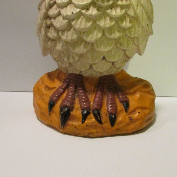 vtg cast iron owl door stopper Halloween nature adirondack cabin cottagecore - Picture 4 of 12